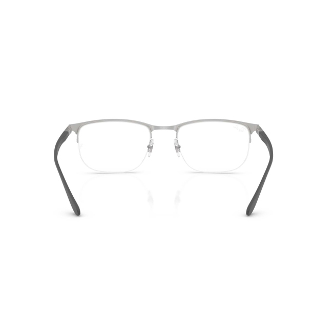 Ray-Ban RB 6513 col. 3198 è una montatura da vista in metallo argento satinato e calibro 55.
