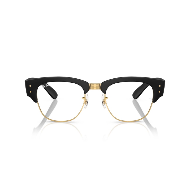 Ray-Ban RB 7316V MEGA CLUBMASTER LITEFORCE col. 5204 è una montatura da vista in acetato nero satinato e calibro 52.