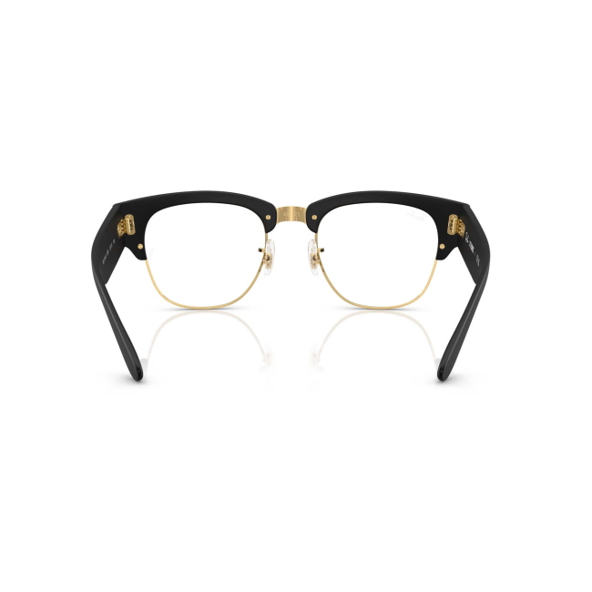 Ray-Ban RB 7316V MEGA CLUBMASTER LITEFORCE col. 5204 è una montatura da vista in acetato nero satinato e calibro 52.