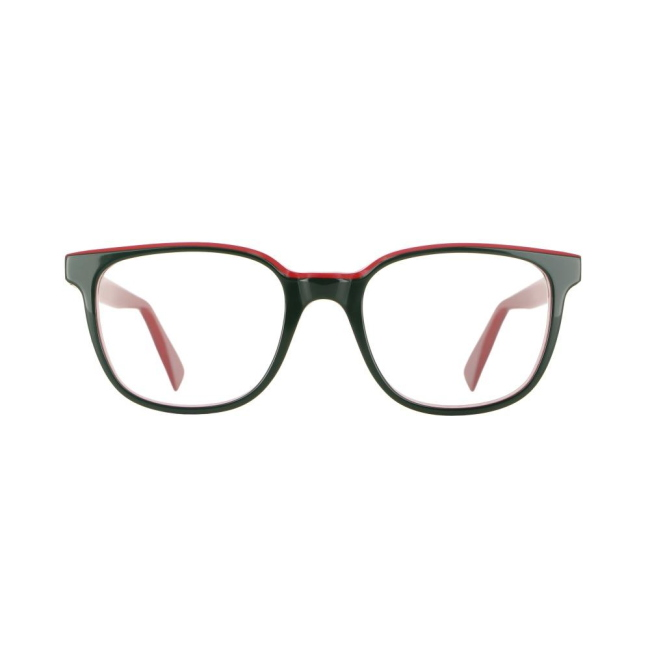 Vanni Uomo V2117 Col.A629 Cal.50: occhiale da vista, calibro 50, colore A629. Materiale/finitura celluloide nero e rosso, colore principale nero.