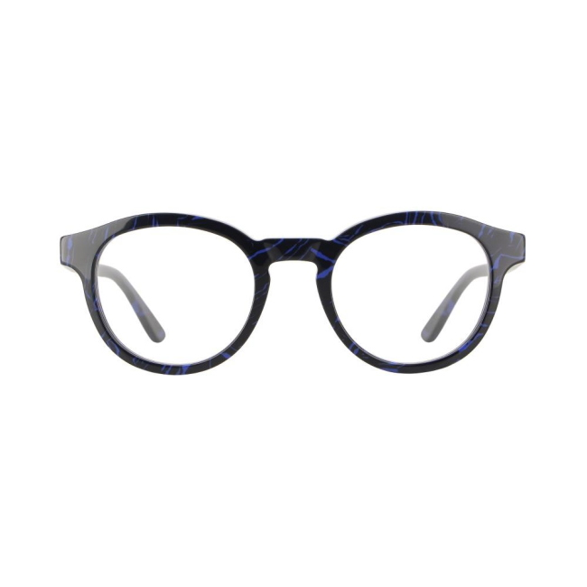 Vanni Eyewear V1675 Col.A940 Cal.48: occhiale da vista, calibro 48, colore A940. Materiale/finitura celluloide blu e azzurro, colore principale blu.