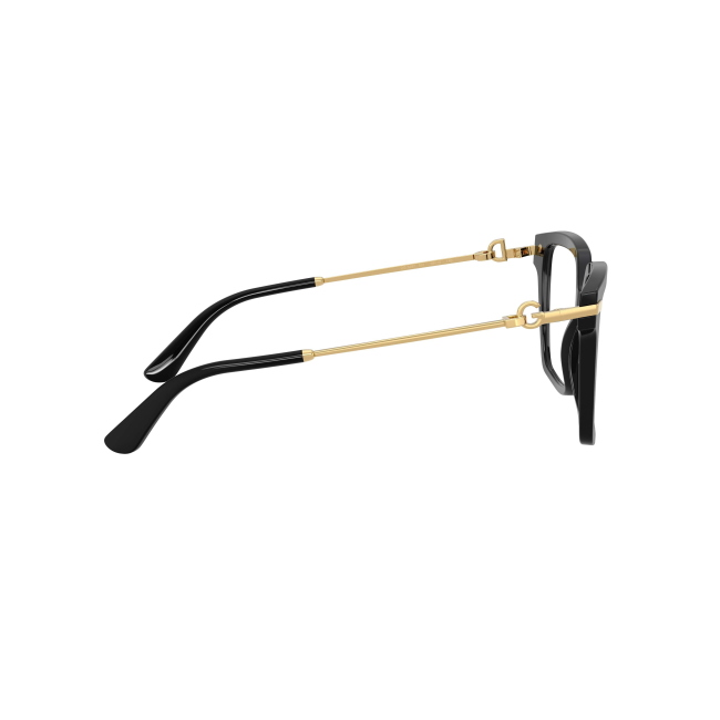 Dolce & Gabbana DG 3397 col. 501 abbina acetato NERO LUCIDO a un profilo Squadrata. Calibro 54, con una presenza ben definita sul viso.