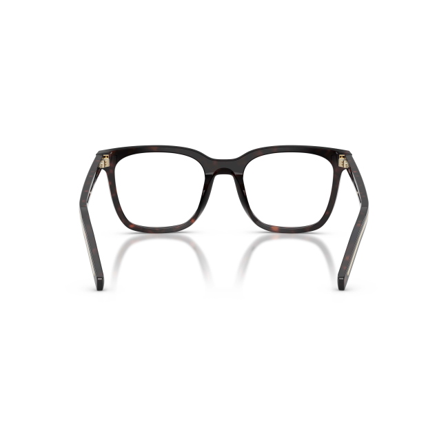 Prada VPR B11 col. 17N-1O1 presenta un profilo Pillow in acetato MARRONE TARTARUGATO. Calibro 52, con linee pensate per l'uso quotidiano.