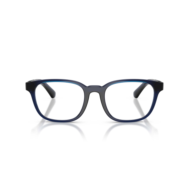 Burberry BE 2433U col. 4110 è una montatura da vista da uomo in acetato blu, dalla forma squadrata e calibro 52.
