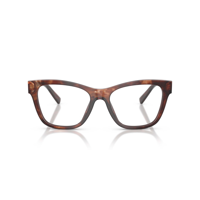 Dolce & Gabbana DG 3430 col. 3222 è una montatura da vista da donna in acetato tartarugato rosso, dalla forma squadrata e calibro 55.