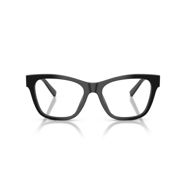 Dolce & Gabbana DG 3430 col. 501 è una montatura da vista da donna in acetato nero lucido, dalla forma squadrata e calibro 55.