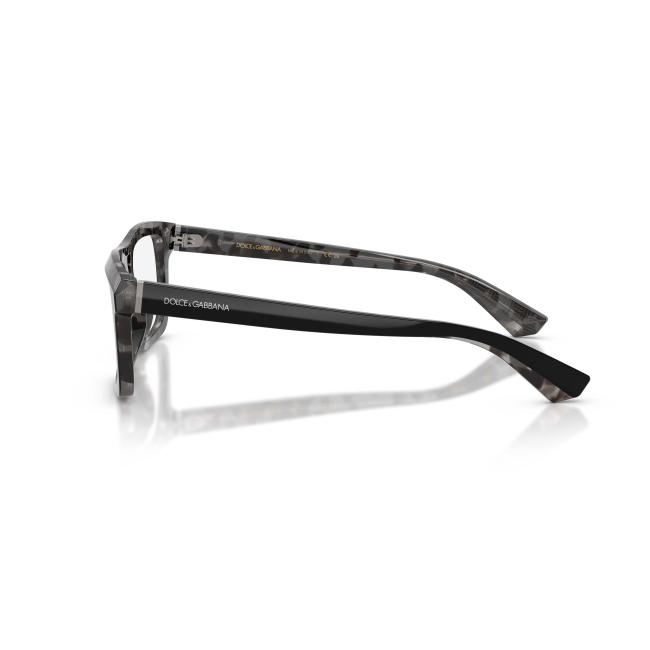 Dolce & Gabbana DG 3431 Col.3403 Cal.56: occhiale da vista, calibro 56, colore 3403. Materiale/finitura celluloide nero su havana grigio, colore principale nero.