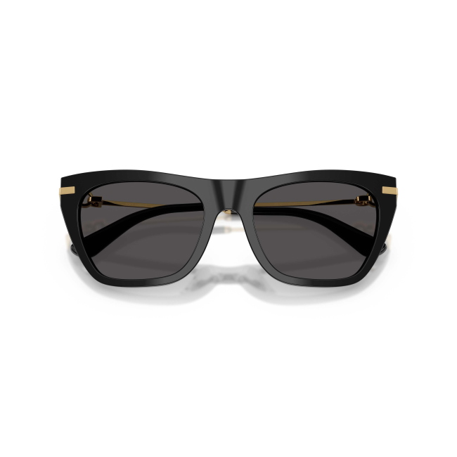 Dolce & Gabbana DG 4511 Col.501/87 Cal.55: occhiale da sole, calibro 55, colore 501/87. Materiale/finitura celluloide nero lucido, colore principale nero, lenti grigio scuro.