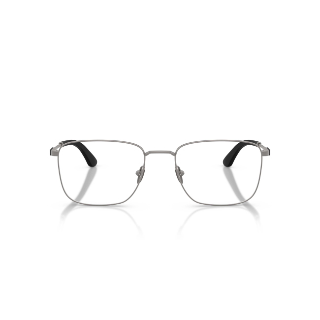 Giorgio Armani AR 5162 col. 3003 è una montatura da vista in metallo canna di fucile satinato grigio e calibro 53.