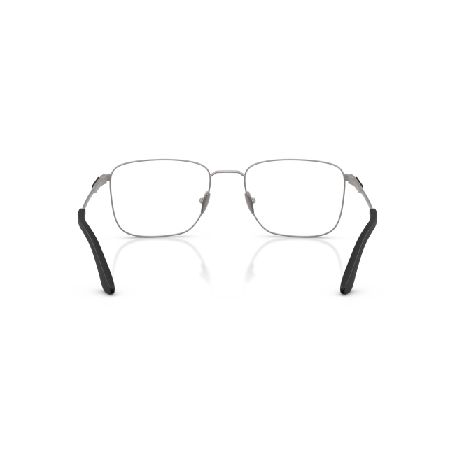 Giorgio Armani AR 5162 col. 3003 è una montatura da vista in metallo canna di fucile satinato grigio e calibro 53.