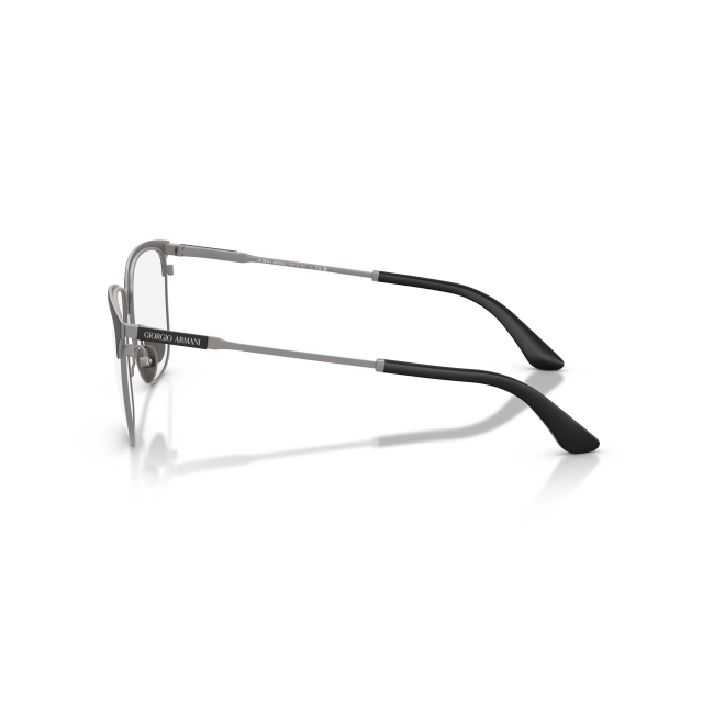 Giorgio Armani AR 5163 col. 3420 è una montatura da vista in metallo canna di fucile e nero satinato e calibro 55.