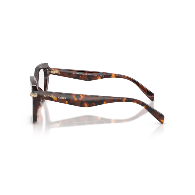 MICHAEL KORS MK 4167U NASHVILLE col. 4031 è una montatura da vista da donna in acetato marrone tartarugato, dalla forma irregolare e calibro 53.