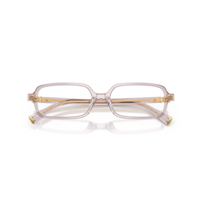 Miu Miu VMU 01Y Col.12W-1O1 Cal.53: occhiale da vista, calibro 53, colore 12W-1O1. Materiale/finitura celluloide malva trasparente, colore principale viola.