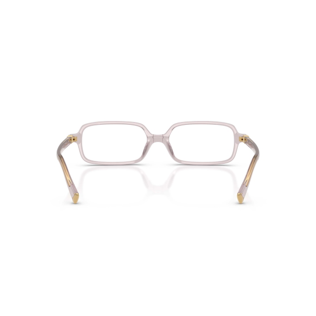 Miu Miu VMU 01Y Col.12W-1O1 Cal.53: occhiale da vista, calibro 53, colore 12W-1O1. Materiale/finitura celluloide malva trasparente, colore principale viola.
