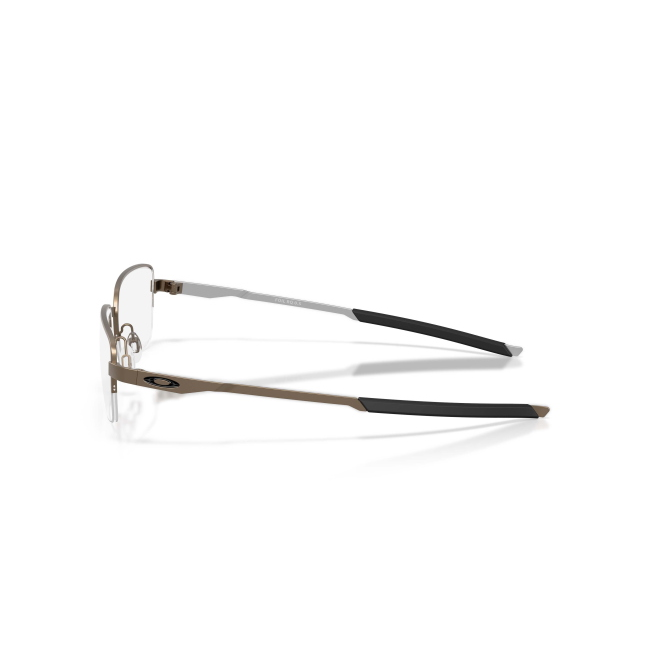 Oakley OX 3100 FOIL RQ 0.5 col. 02 è una montatura da vista in metallo grigio peltro e calibro 55.