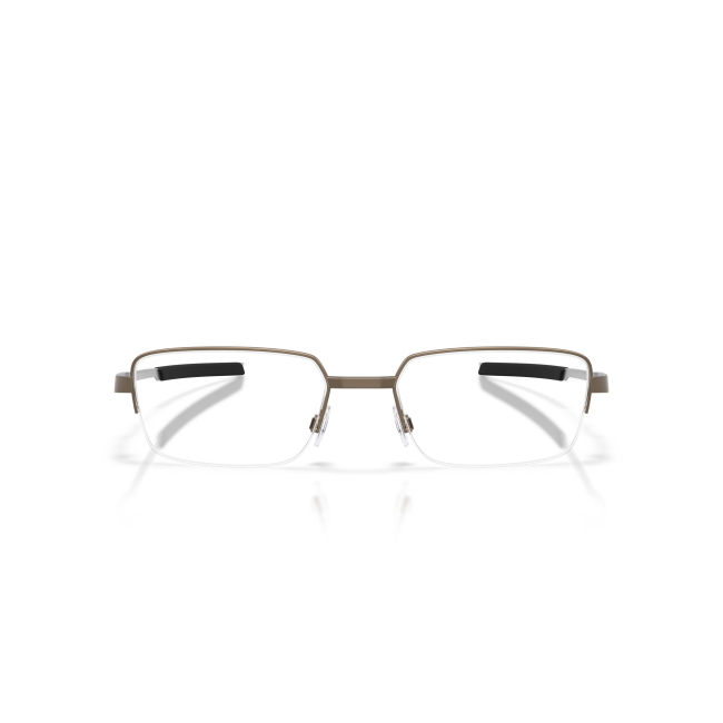 Oakley OX 3100 FOIL RQ 0.5 col. 02 è una montatura da vista in metallo grigio peltro e calibro 55.