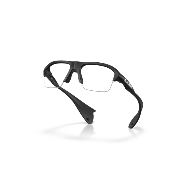 Oakley OX 8198 STUNT GLIDER col. 01 è una montatura da vista in acetato nero satinato e calibro 60.