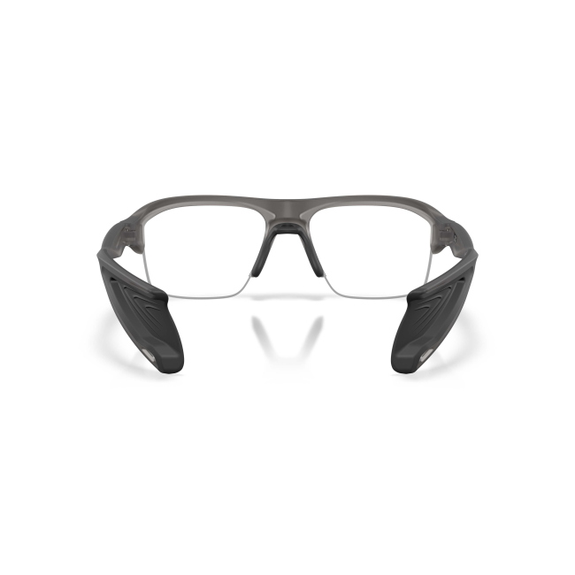 Oakley OX 8198 STUNT GLIDER Col.02 Cal.62: occhiale da vista, calibro 62, colore 02. Materiale/finitura celluloide grigio satinato, colore principale grigio.