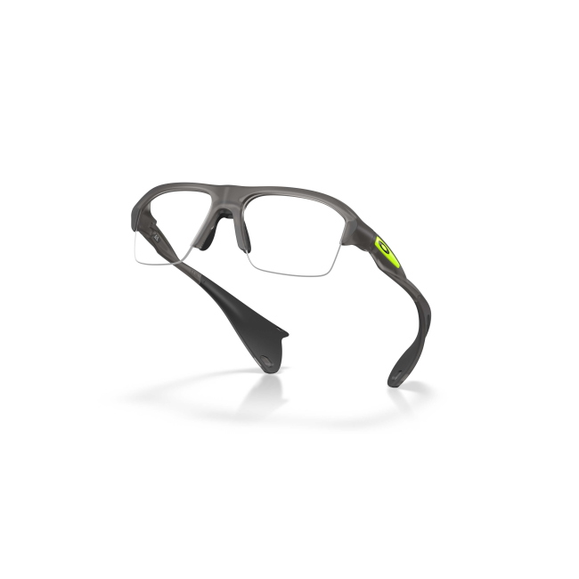 Oakley OX 8198 STUNT GLIDER Col.02 Cal.62: occhiale da vista, calibro 62, colore 02. Materiale/finitura celluloide grigio satinato, colore principale grigio.
