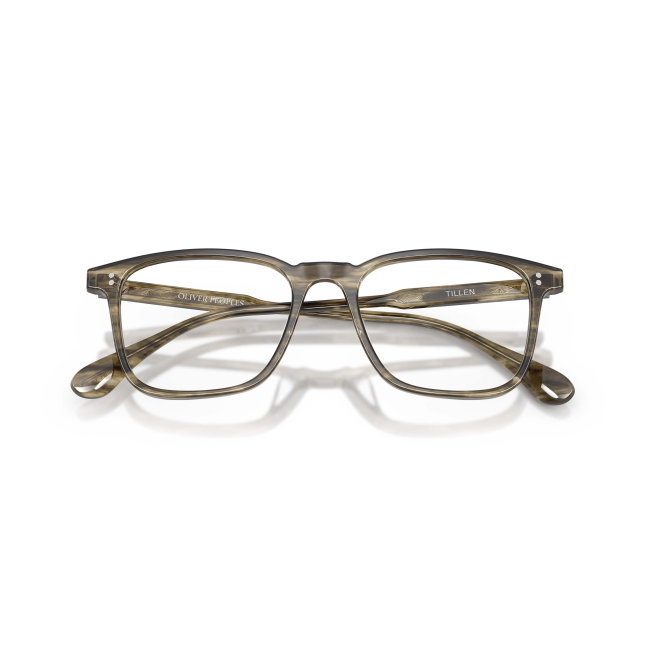 Oliver Peoples OV 5603U TILLEN col. 1735 è una montatura da vista da donna in acetato verde oliva, dalla forma squadrata e calibro 53.