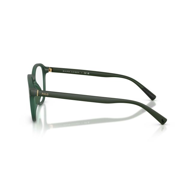Polo Ralph Lauren PH 2292U col. 6312 è una montatura da vista in acetato verde satinato e calibro 51.