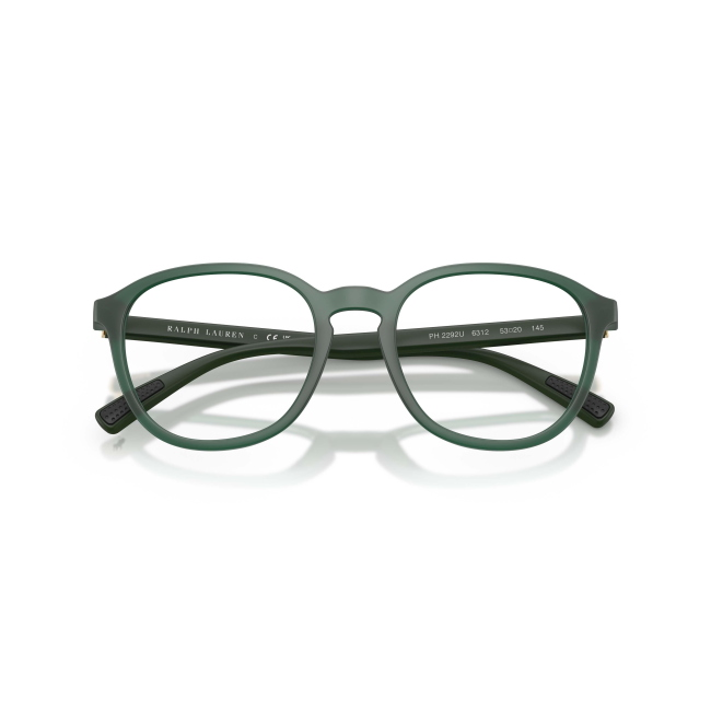 Polo Ralph Lauren PH 2292U col. 6312 è una montatura da vista in acetato verde satinato e calibro 51.