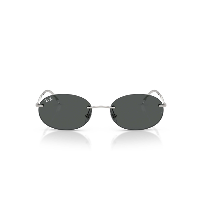 Ray-Ban RB 3767 Col.003/87 Cal.54: occhiale da sole, calibro 54, colore 003/87. Materiale/finitura metallo argento, colore principale argento, lenti grigio scuro.