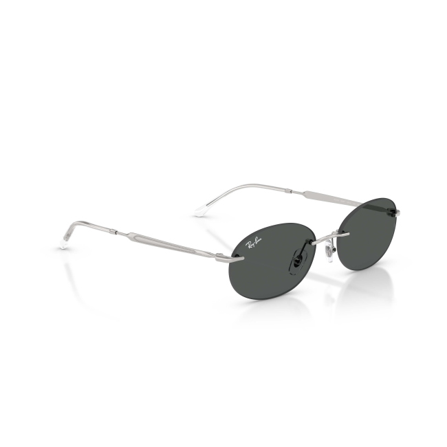 Ray-Ban RB 3767 Col.003/87 Cal.54: occhiale da sole, calibro 54, colore 003/87. Materiale/finitura metallo argento, colore principale argento, lenti grigio scuro.