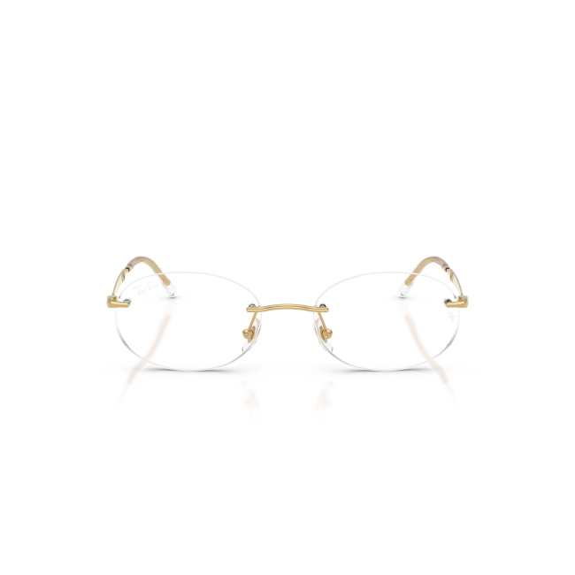 Ray-Ban RB 3767V col. 2500 è una montatura da vista in metallo oro e calibro 50.