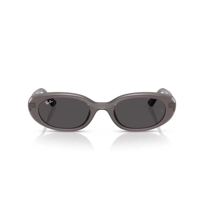 Ray-Ban RB 4441D Col.6777/87 Cal.53: occhiale da sole, calibro 53, colore 6777/87. Materiale/finitura celluloide grigia scura trasparente, colore principale grigio, lenti grigio scuro.