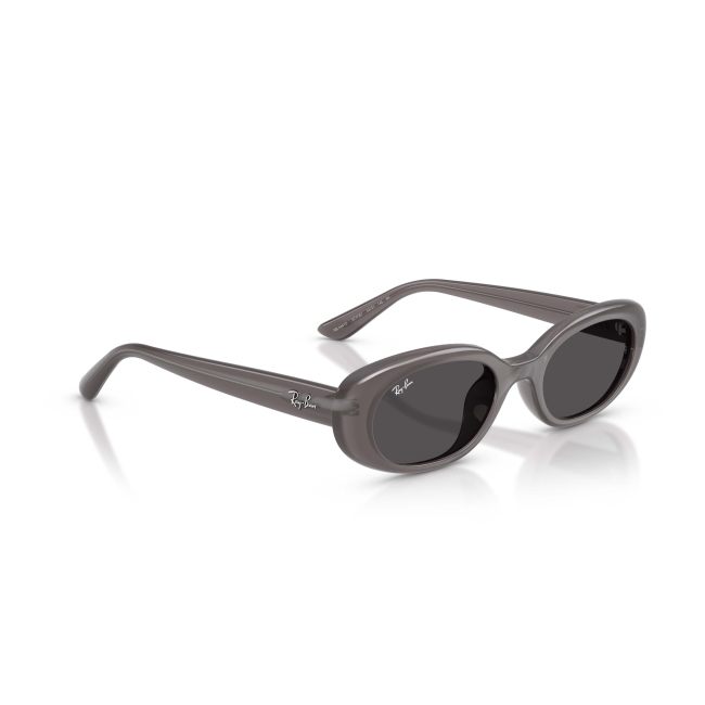 Ray-Ban RB 4441D Col.6777/87 Cal.53: occhiale da sole, calibro 53, colore 6777/87. Materiale/finitura celluloide grigia scura trasparente, colore principale grigio, lenti grigio scuro.