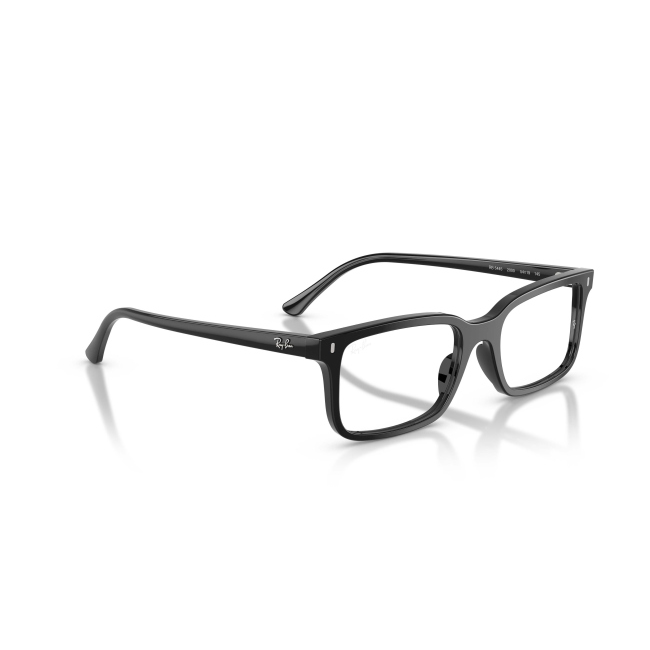 Ray-Ban RB 5445 Col.2000 Cal.54: occhiale da vista, calibro 54, colore 2000. Materiale/finitura celluloide nero lucido, colore principale nero.