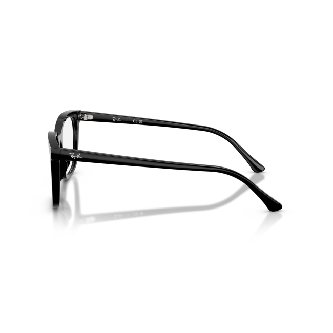 Ray-Ban RB 5446 Col.2000 Cal.51: occhiale da vista, calibro 51, colore 2000. Materiale/finitura celluloide nero lucido, colore principale nero.