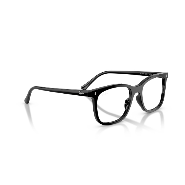 Ray-Ban RB 5446 Col.2000 Cal.51: occhiale da vista, calibro 51, colore 2000. Materiale/finitura celluloide nero lucido, colore principale nero.