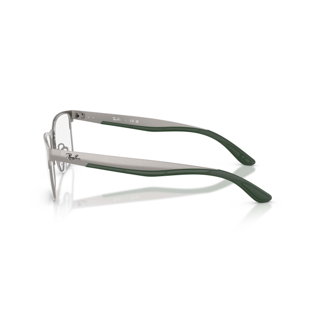 Ray-Ban RB 7550 Col.3221 Cal.57: occhiale da vista, calibro 57, colore 3221. Materiale/finitura metallo canna di fucile, colore principale grigio.
