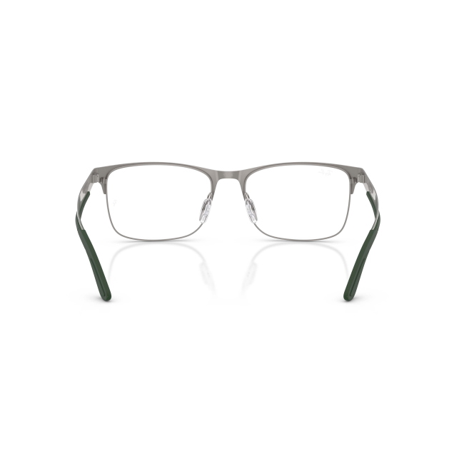 Ray-Ban RB 7550 Col.3221 Cal.57: occhiale da vista, calibro 57, colore 3221. Materiale/finitura metallo canna di fucile, colore principale grigio.