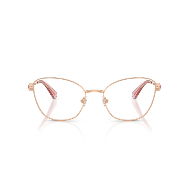 Swarovski SK 1034 col. 4014 è una montatura da vista da donna in metallo oro rosa, dalla forma cat eye e calibro 54.