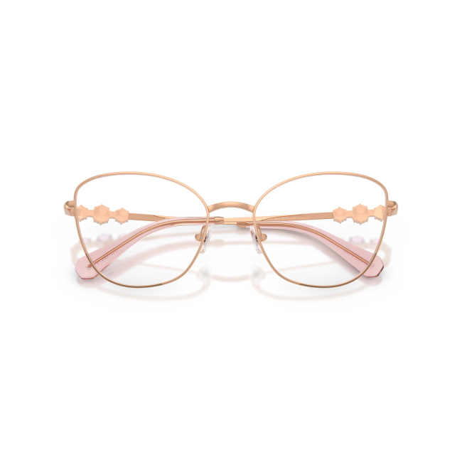 Swarovski SK 1034 col. 4014 è una montatura da vista da donna in metallo oro rosa, dalla forma cat eye e calibro 54.