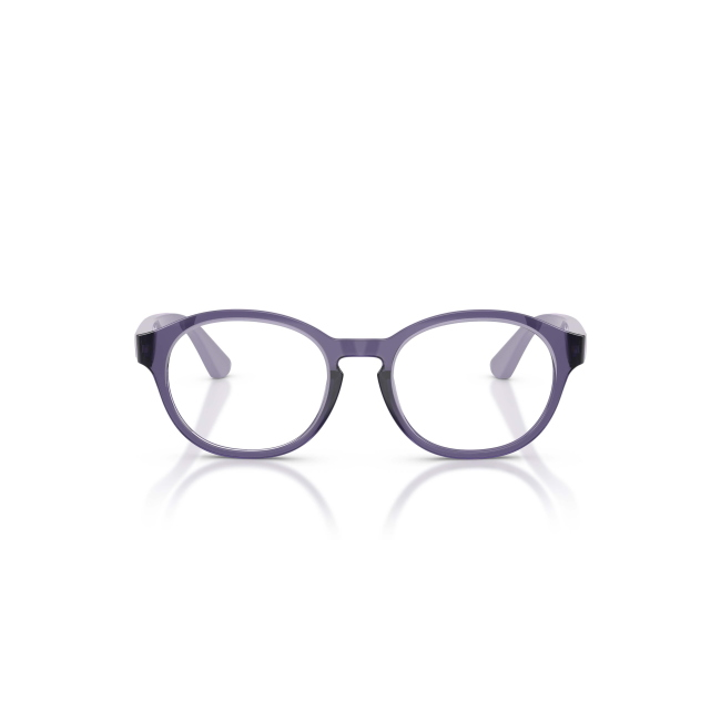 Vogue Kids VY 2041 col. 3267 è una montatura da vista in acetato viola trasparente e calibro 45.