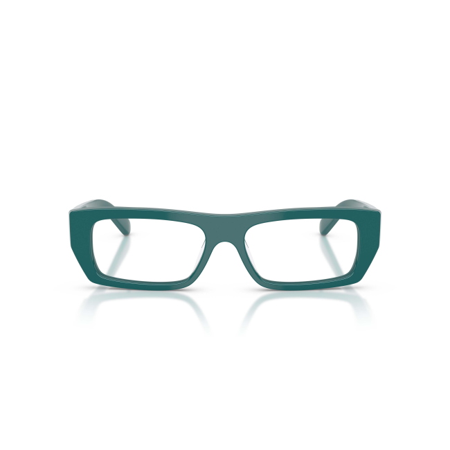 Vogue VO 5660U col. 3246 è una montatura da vista in acetato verde pieno e calibro 53.