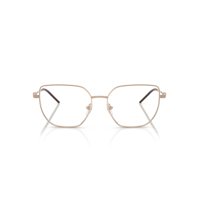 Emporio Armani EA 1176 col. 3011 è una montatura da vista da donna in metallo oro rosa, dalla forma irregolare e calibro 53.