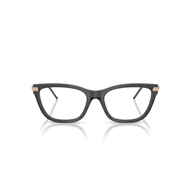 Emporio Armani EA 3262 col. 6262 è una montatura da vista da donna in acetato opare nero lucido, dalla forma cat eye e calibro 54.