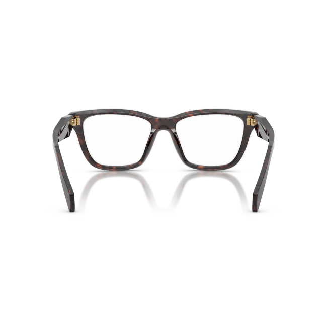 Prada VPR C10 Col.17N-1O1 Cal.54: occhiale da vista, calibro 54, colore 17N-1O1. Materiale/finitura celluloide marrone tartarugato, colore principale marroni.