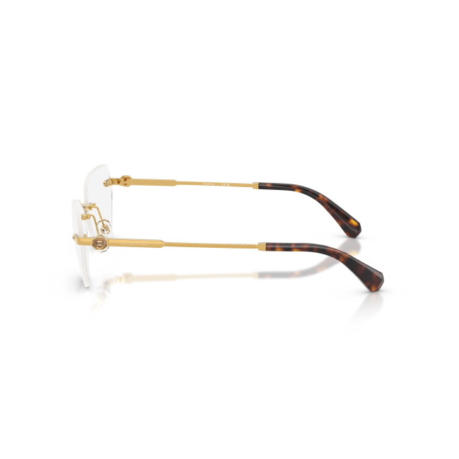 Swarovski SK 1031 col. 4007 è una montatura da vista da donna in metallo oro, dalla forma irregolare e calibro 56.