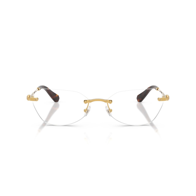 Swarovski SK 1031 col. 4007 è una montatura da vista da donna in metallo oro, dalla forma irregolare e calibro 56.