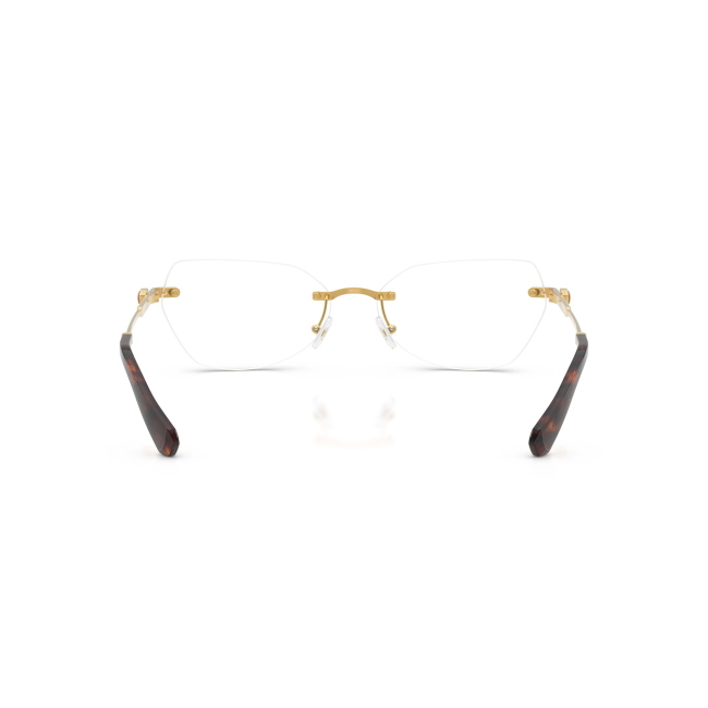 Swarovski SK 1031 col. 4007 è una montatura da vista da donna in metallo oro, dalla forma irregolare e calibro 56.