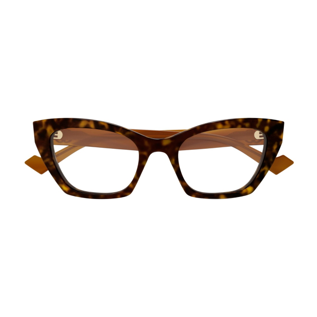 Gucci GG 1334 O Col.005 Cal.52: occhiale da vista, calibro 52, colore 005. Materiale/finitura celluloide marrone tartarugato e marrone, colore principale marroni.