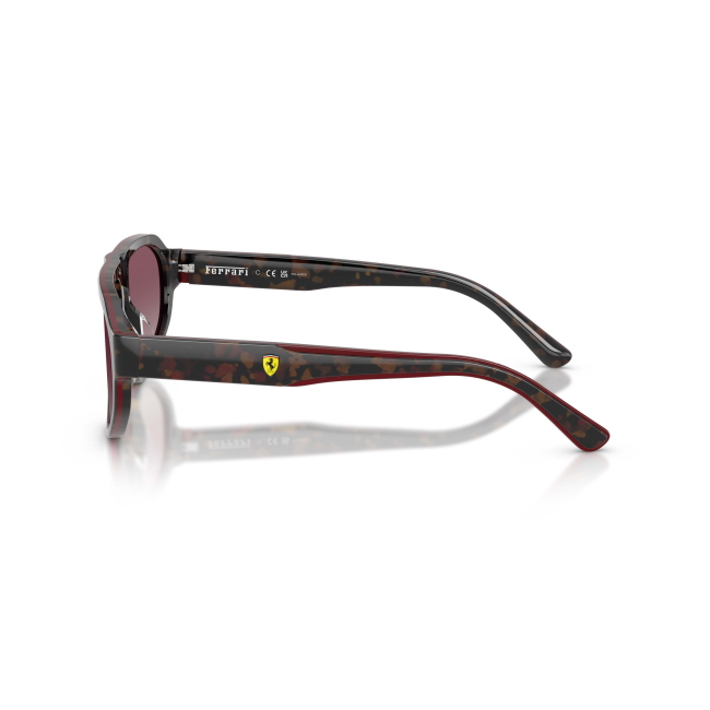 SCUDERIA FERRARI FZ 6027U col. 760/85 è un occhiale da sole in acetato tartarugato bordeaux e calibro 57.