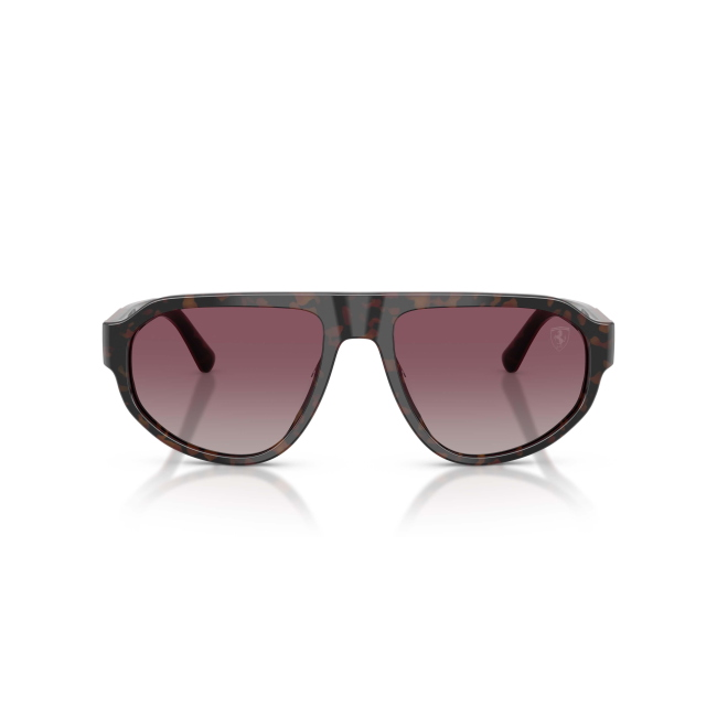 SCUDERIA FERRARI FZ 6027U col. 760/85 è un occhiale da sole in acetato tartarugato bordeaux e calibro 57.