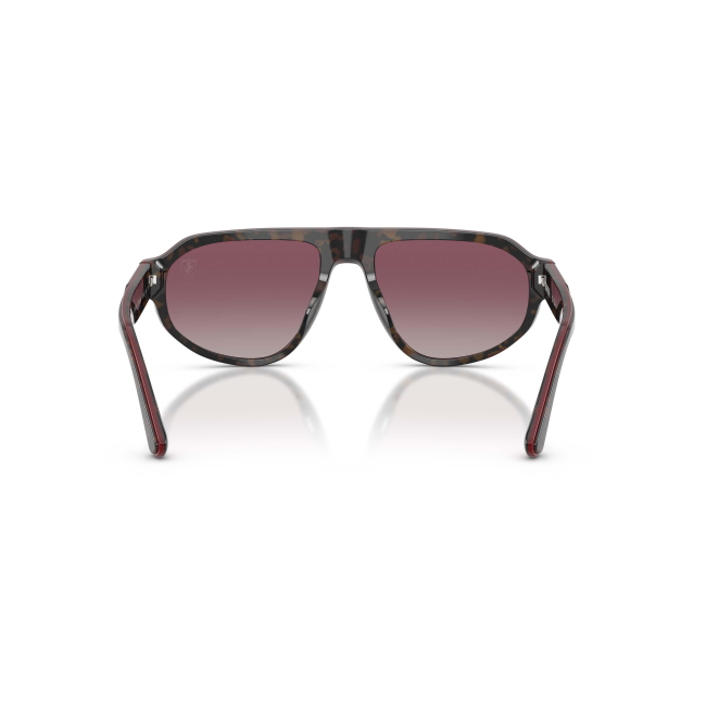 SCUDERIA FERRARI FZ 6027U col. 760/85 è un occhiale da sole in acetato tartarugato bordeaux e calibro 57.